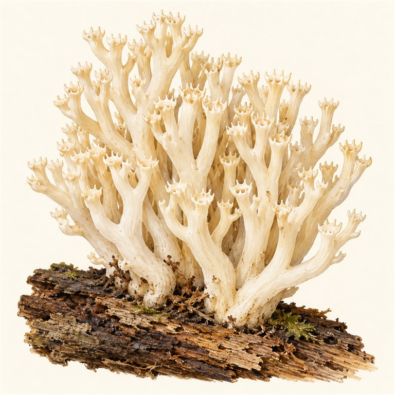 Begerfingersopp (Artomyces pyxidatus)