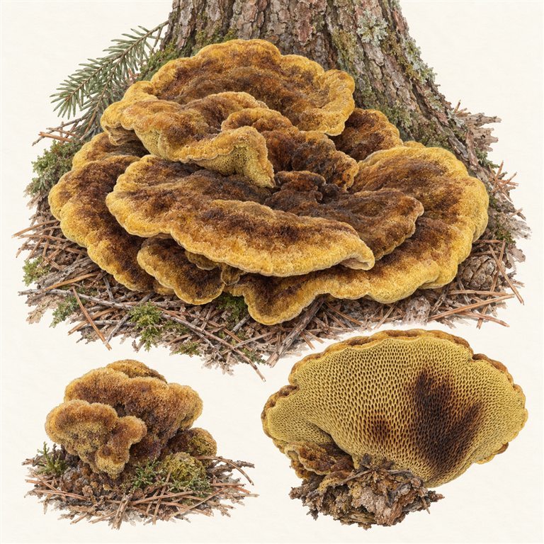 Fargekjuke (Phaeolus schweinitzii)
