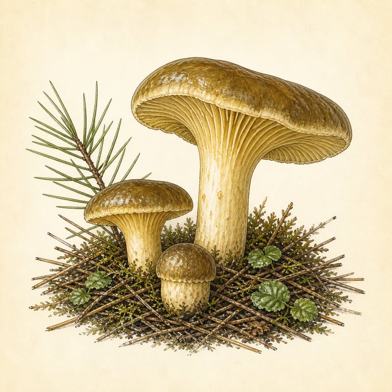 Frostvokssopp (Hygrophorus hypothejus)