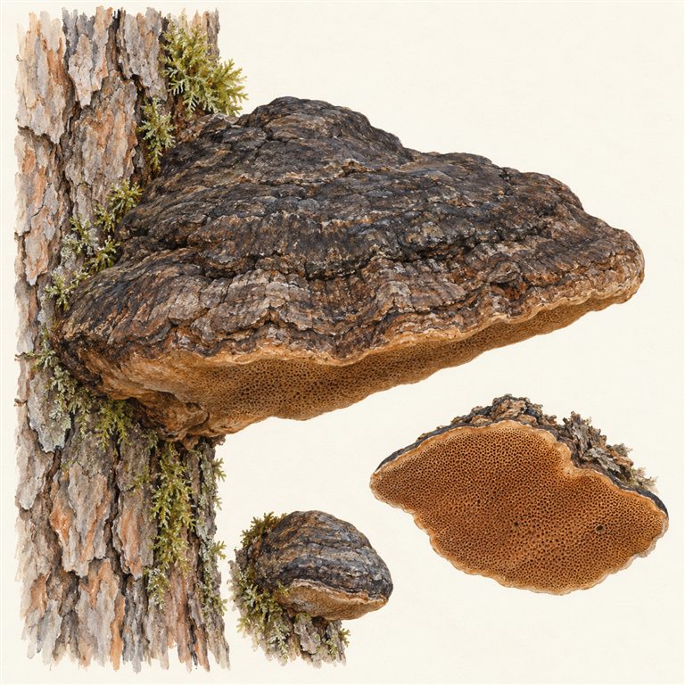 Furustokkjuke (Porodaedalea pini)