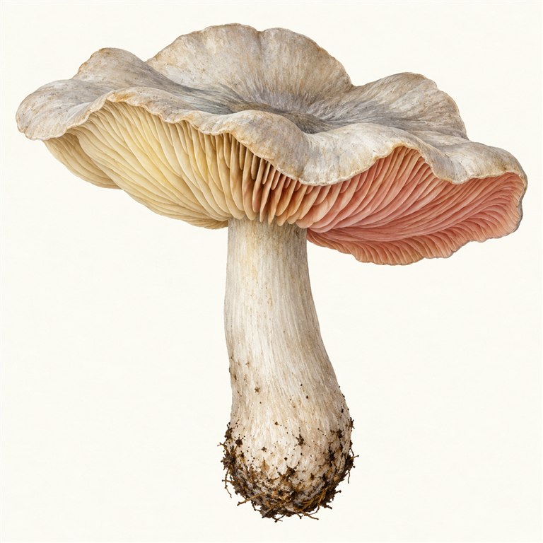 Giftrødspore (Entoloma sinuatum)