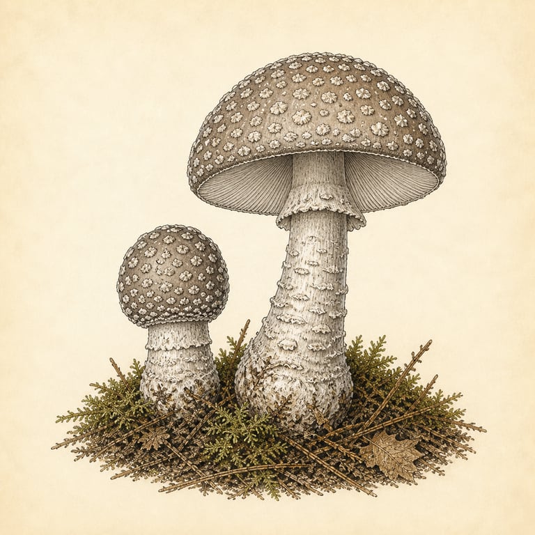 Grå fluesopp (Amanita excelsa)
