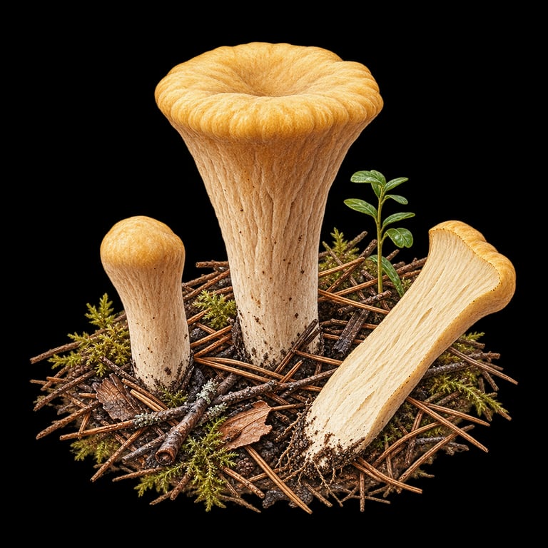 Granklubbesopp (Clavariadelphus truncatus)