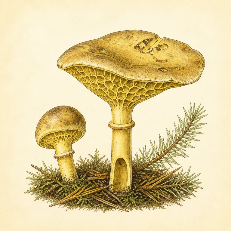 Hulrørsopp (Suillus cavipes)