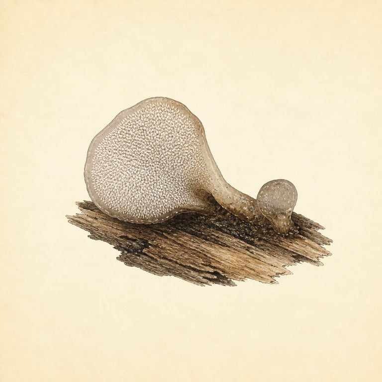 Issvullsopp (Pseudohydnum gelatinosum)
