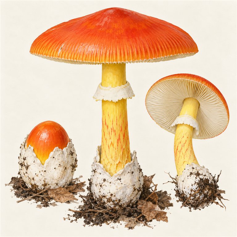Jacksons fluesopp (Amanita jacksonii)