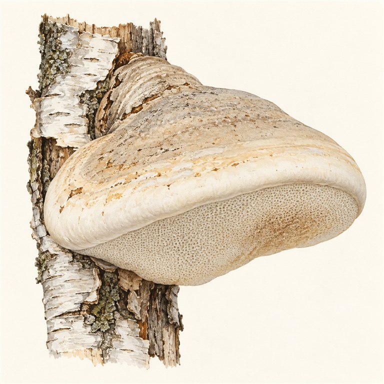 Knivkjuke (Fomitopsis betulina)