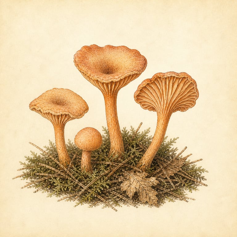Lakssopp (Laccaria laccata)