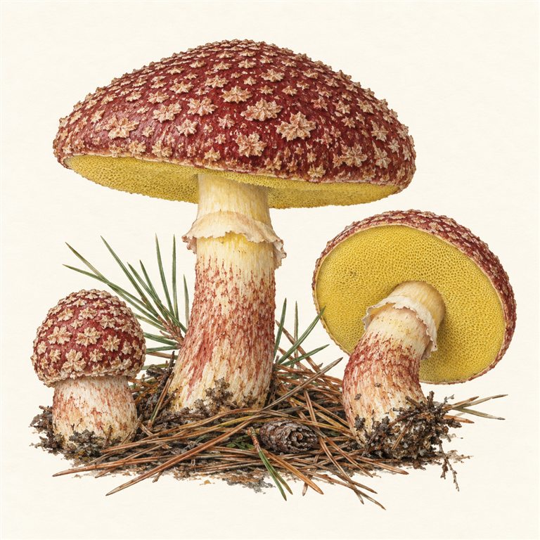 Malt kusopp (Suillus spraguei)