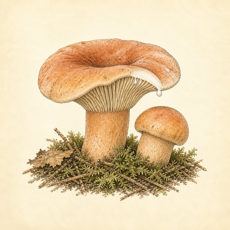 Mandelriske (Lactifluus volemus)