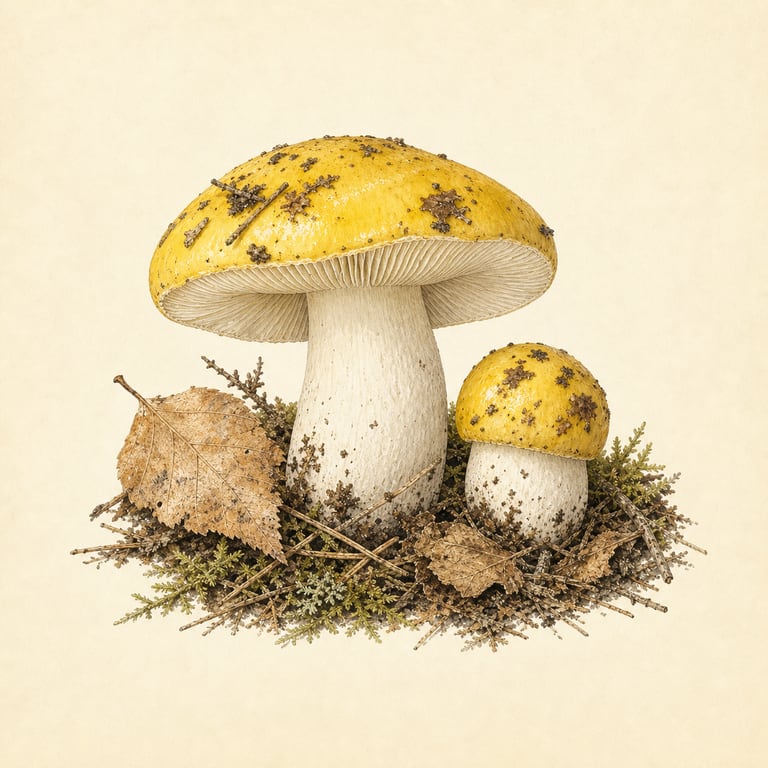 Mild gulkremle (Russula claroflava)