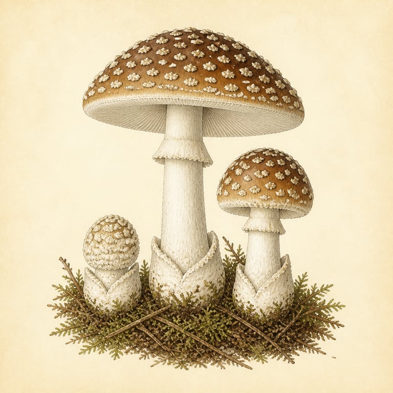 Panterfluesopp (Amanita pantherina)