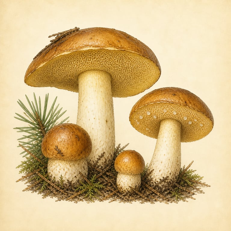 Ringløs smørsopp (Suillus granulatus)