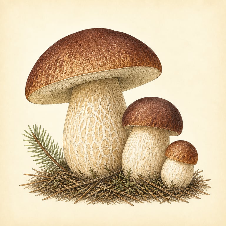 Rødbrun steinsopp (Boletus pinophilus)