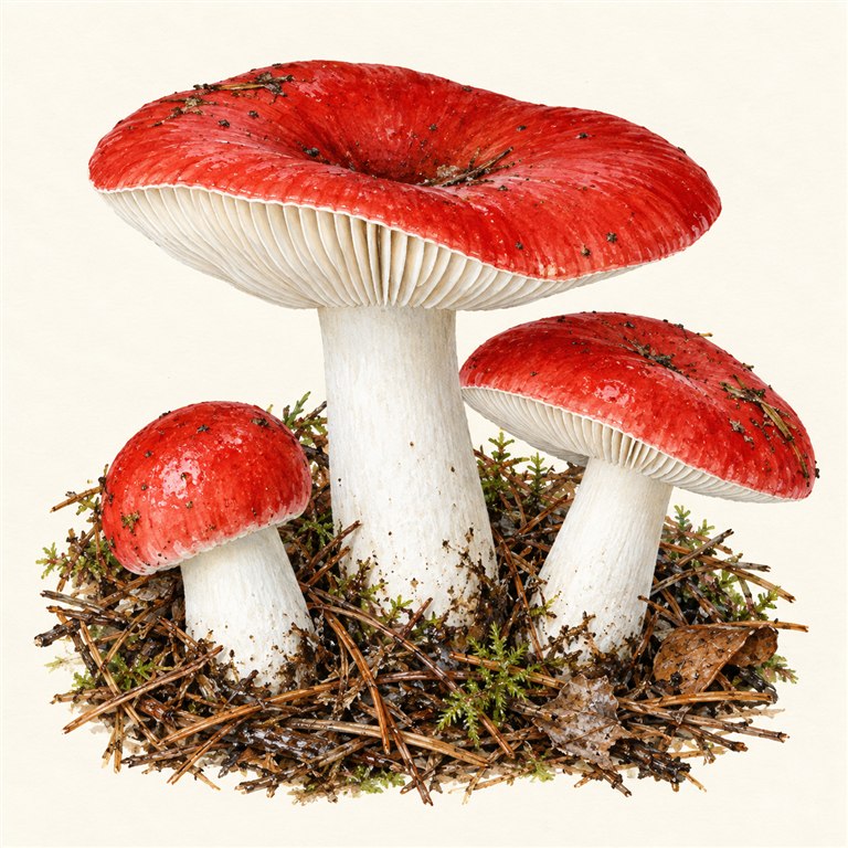 Rødkremle (Russula emetica)