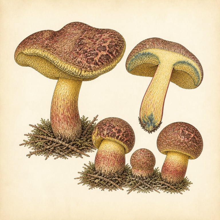 Ruterørsopp (Xerocomellus chrysenteron)
