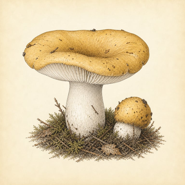 Skarp gulkremle (Russula ochroleuca)