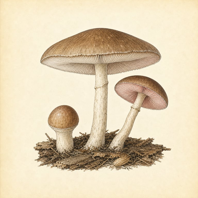Skjermsopp (Pluteus cervinus)