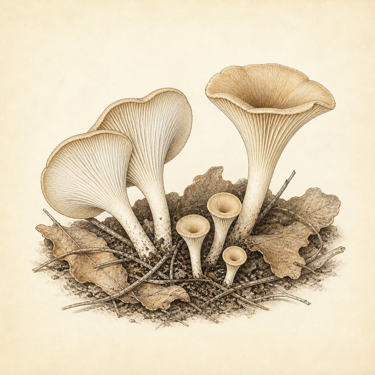 Sommertraktsopp (Infundibulicybe gibba)