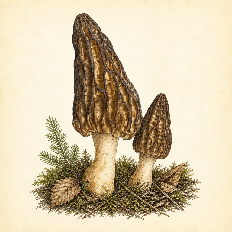 Spissmorkel (Morchella deliciosa)