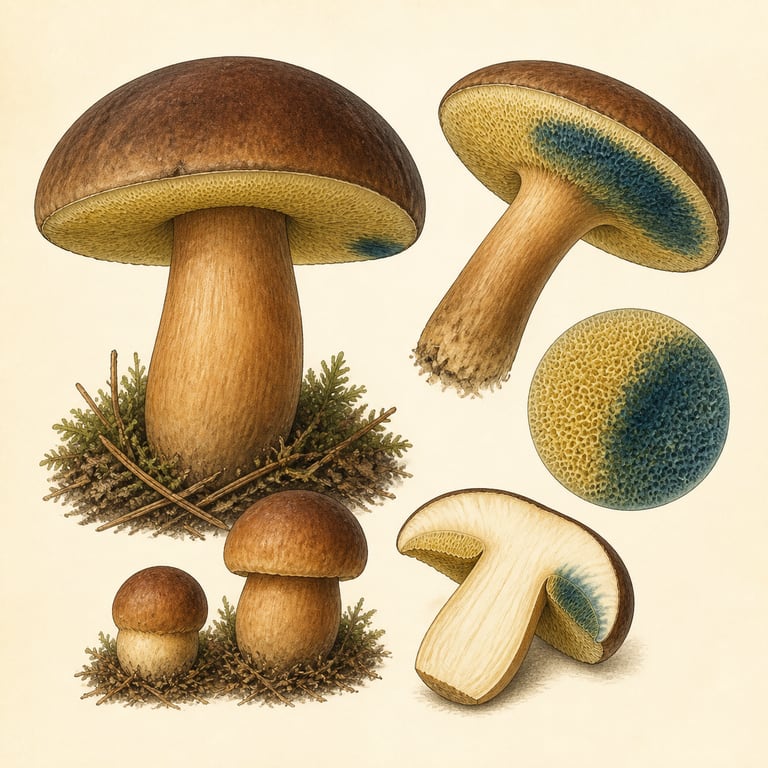 Svartbrun rørsopp (Imleria badia)