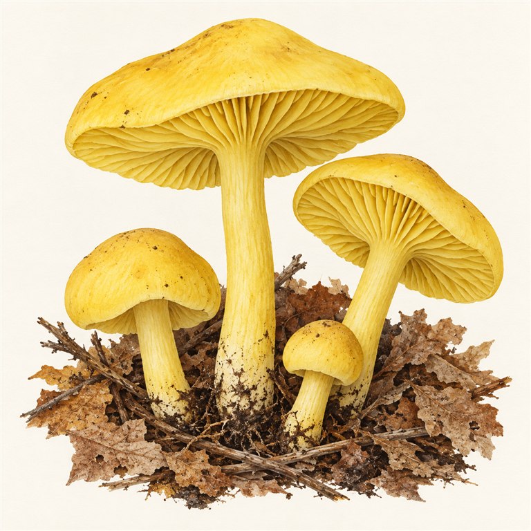 Svovelmusserong (Tricholoma sulphureum)