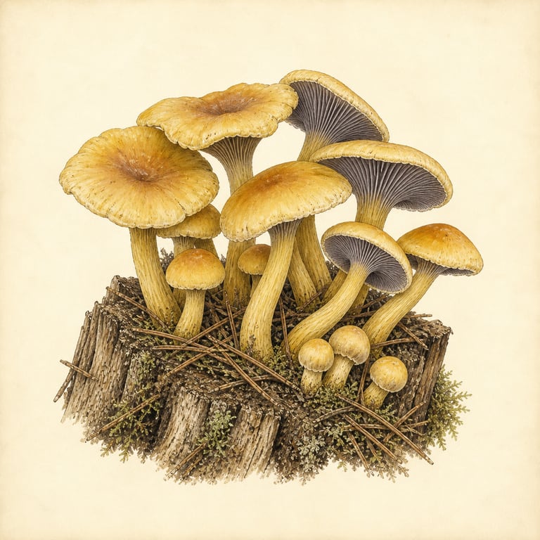 Svovelsopp (Hypholoma capnoides)