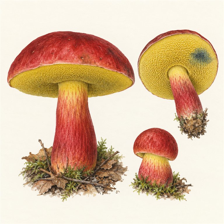 Tofarget rørsopp (Baorangia bicolor)