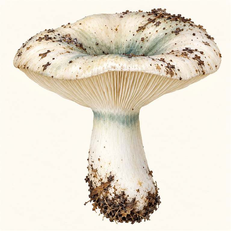 Turkistraktkremle (Russula chloroides)